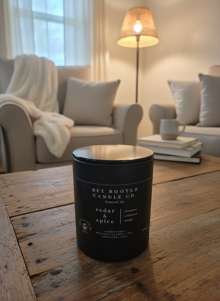 cedar & spice BLACK JAR COLLECTION